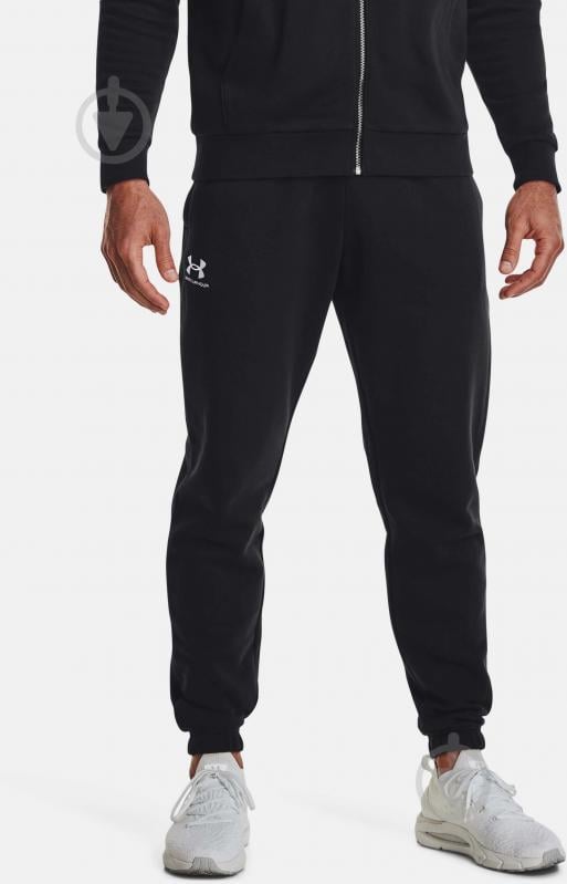 Штани Under Armour ESSENTIAL FLEECE JOGGER 1373882-001 р. S чорний - фото 1