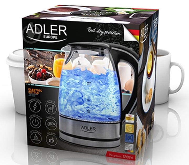 Электрочайник Adler AD-1225 - фото 9