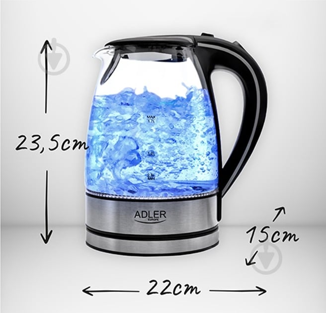 Электрочайник Adler AD-1225 - фото 6