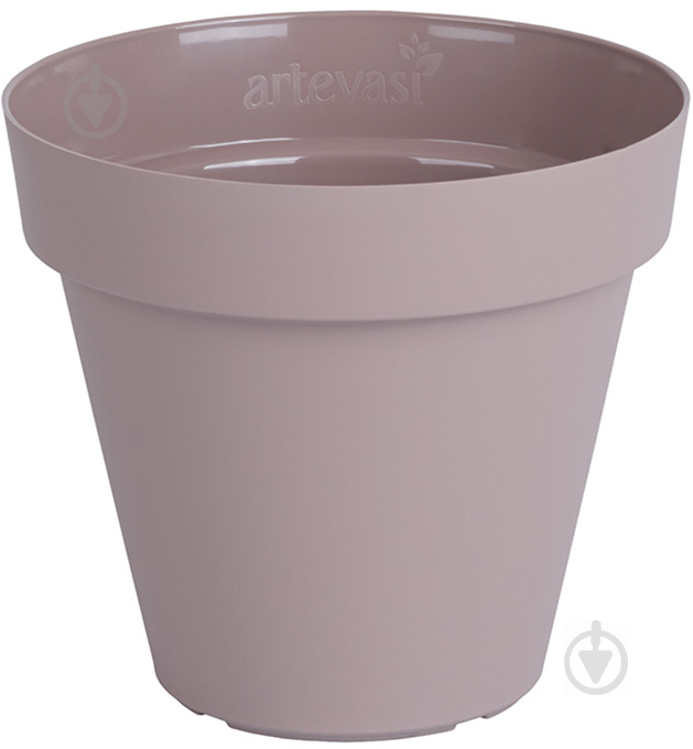 Горшок пластиковый Artevasi Capri Pot круглый 28,3 л мокко - фото 1