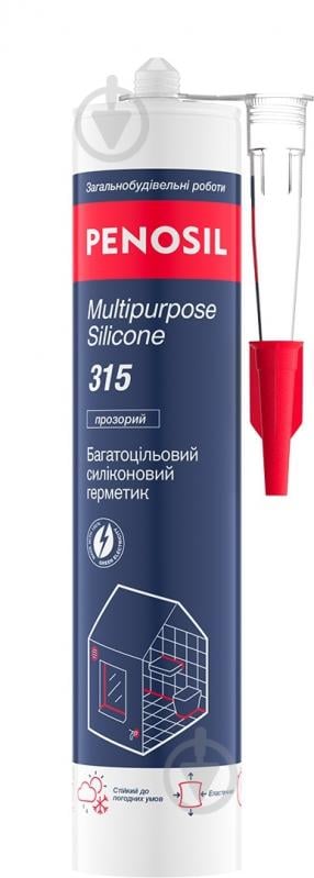 Герметик силиконовый PENOSIL универсальный Multipurpose Silicone 315c белый 310 мл - фото 3