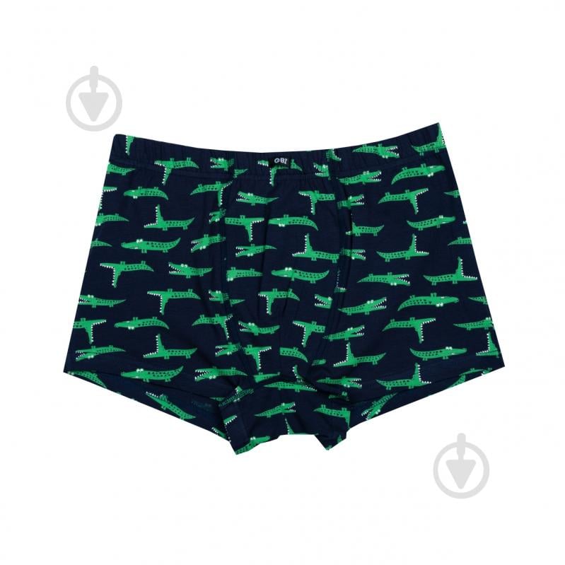 Трусы-шорты мужские GBI крокодил 14305 2XL черный с зеленым - фото 1 Трусы-шорты мужские GBI крокодил 14305 2XL черный с зеленым - фото 1