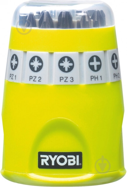 Набор бит RYOBI 10 шт. 5132002549 - фото 1