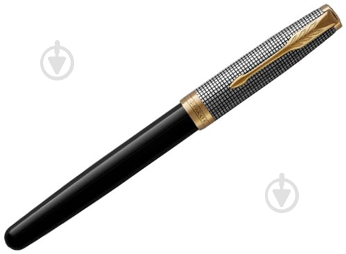 Ручка перьевая Parker Sonnet 17 Black Cisele Silver 87 312 - фото 1