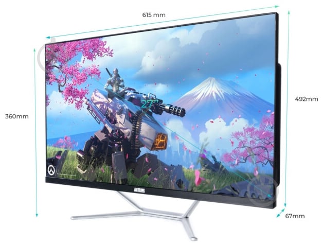 Моноблок Artline Gaming G75 27 (G75v26) black/silver - фото 9 Моноблок Artline Gaming G75 27 (G75v26) black/silver - фото 9