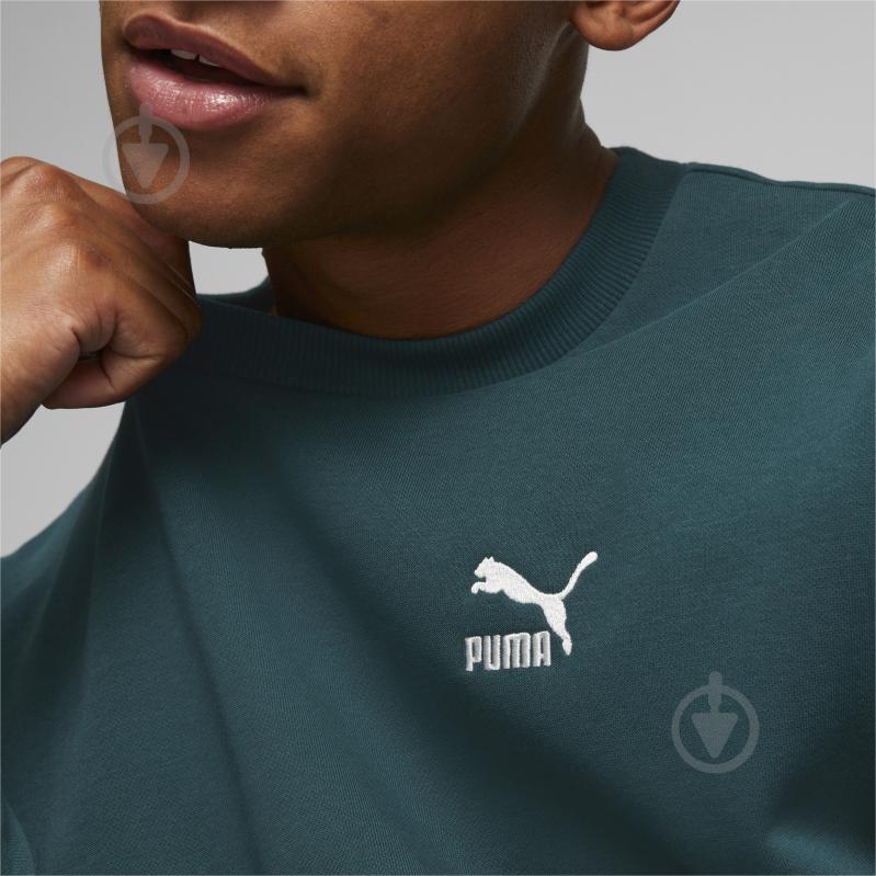 Свитшот Puma 53674624 р.M зеленый - фото 5