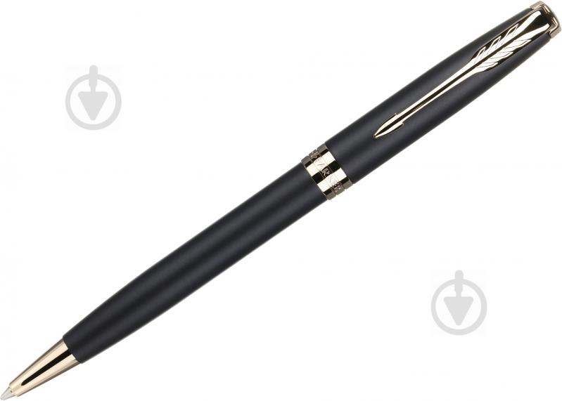 Ручка кулькова Parker Sonnet 17 Matte Black Lacquer 84 832 - фото 1