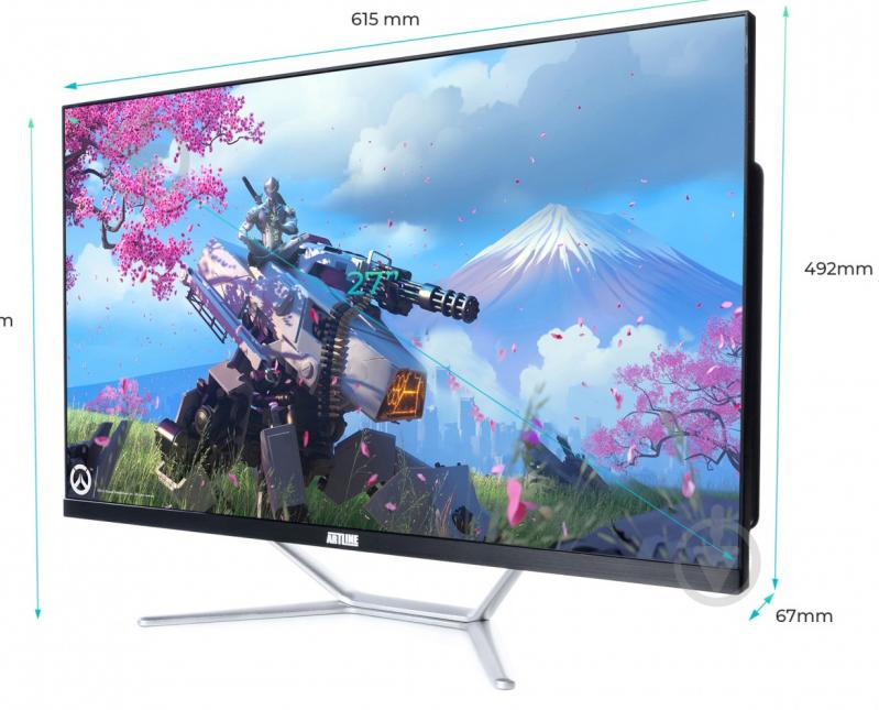 Моноблок Artline Gaming 27 (G77v20) black/silver - фото 2