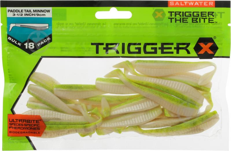 Виброхвост Trigger X Minnow 90 мм 18 шт. SVTXPM35CPG - фото 2