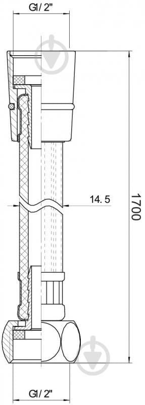 Шланг для душа VOLLE 15900001 - фото 3