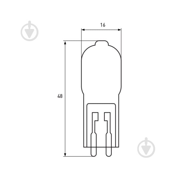 Лампа світлодіодна Eurolamp 3 Вт капсульна прозора G9 220 В LED-G9-0330(220) - фото 3