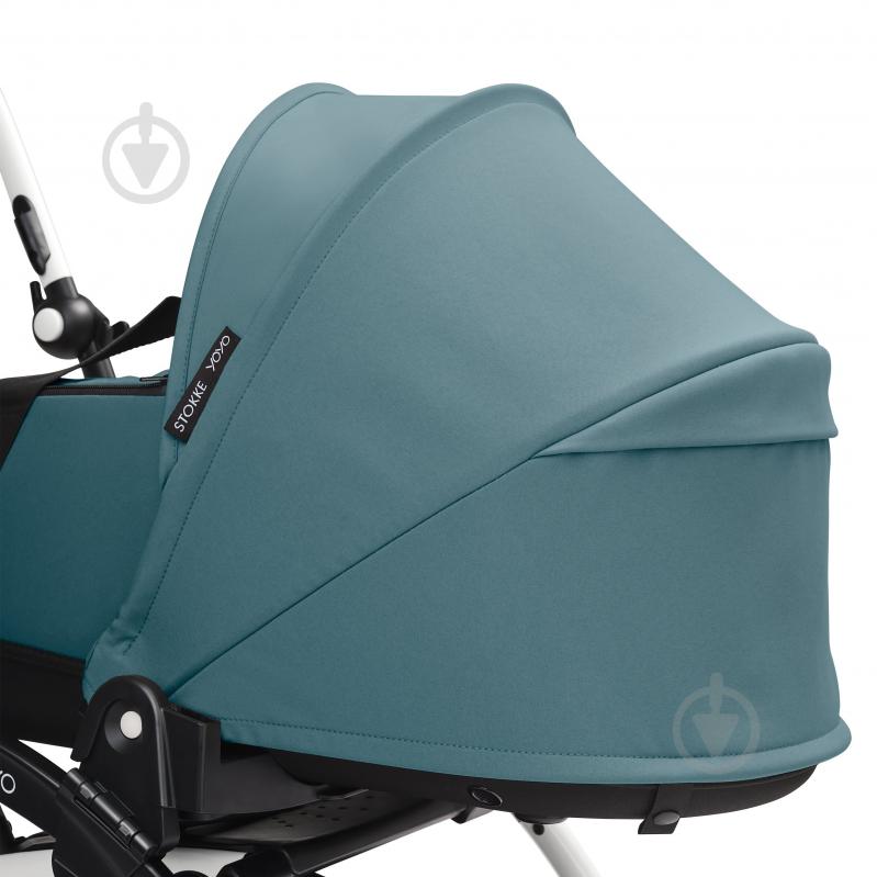 Люлька Stokke aqua blue YOYO Newborn Shell - фото 2 Люлька Stokke aqua blue YOYO Newborn Shell - фото 2