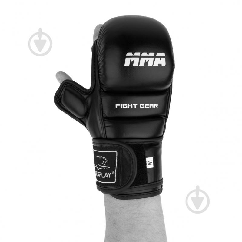 Перчатки для MMA PowerPlay PP_3026 р. XS 3oz черный - фото 5 Перчатки для MMA PowerPlay PP_3026 р. XS 3oz черный - фото 5