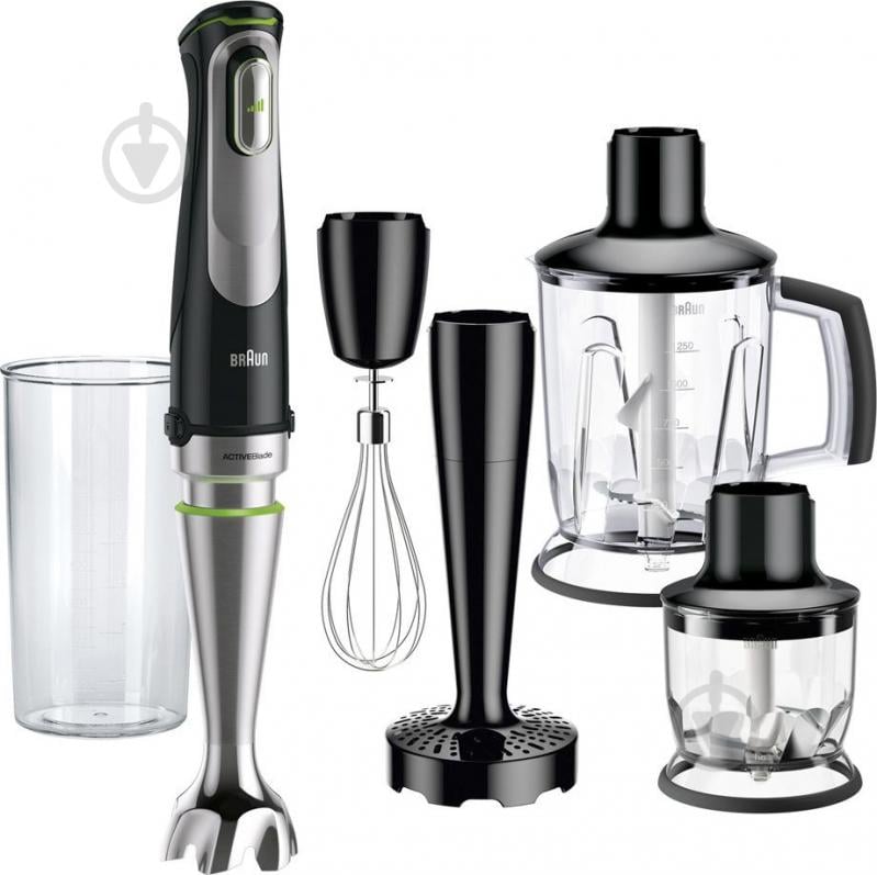 Блендер погружной Braun MQ 9047 X BK - фото 1
