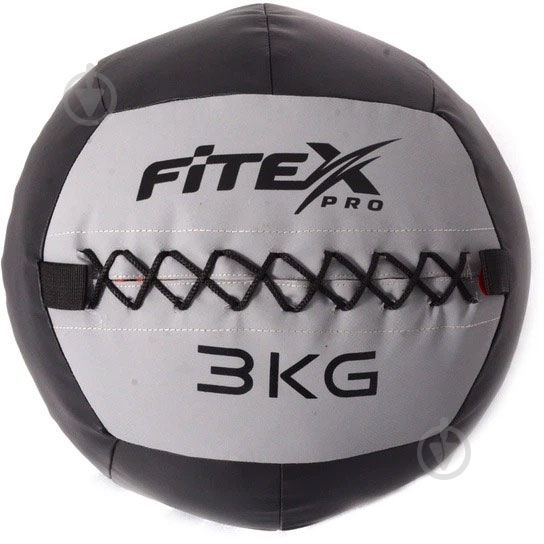 Медбол Fitex 3 кг черный MD1242-3 - фото 1