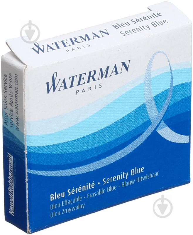 Набор картриджей синий 52012 Waterman 6 шт. - фото 6