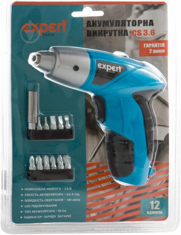 Отвертка аккумуляторная Expert Tools CS3,6 20101521 - фото 3 Отвертка аккумуляторная Expert Tools CS3,6 20101521 - фото 3