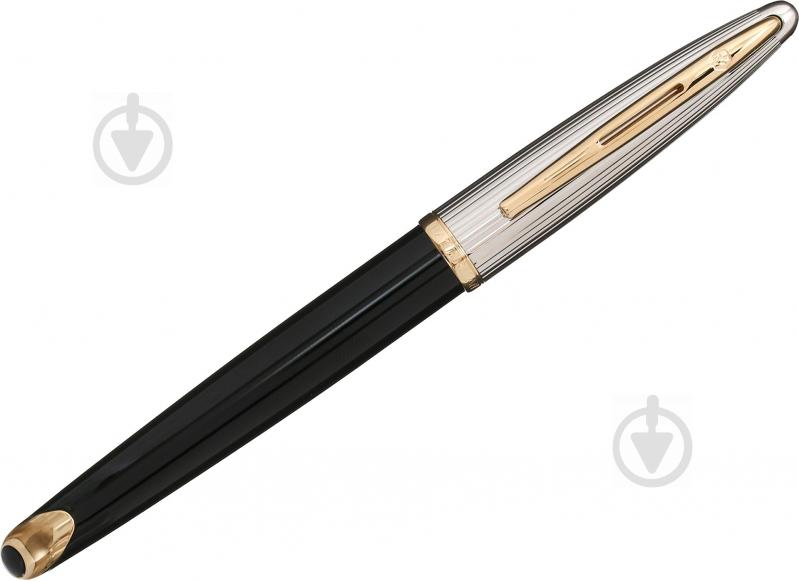 Ручка-роллер Waterman Carene Deluxe black/silver 41200 - фото 1