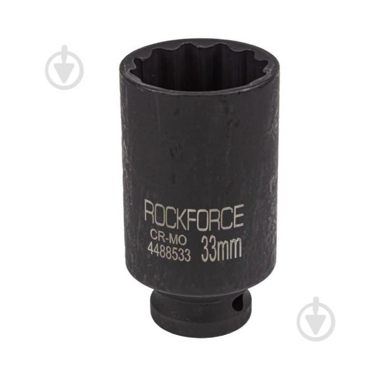 Головка глубокая 33 мм 1/2'' ROCKFORCE 1 шт. RF-4488533 - фото 1