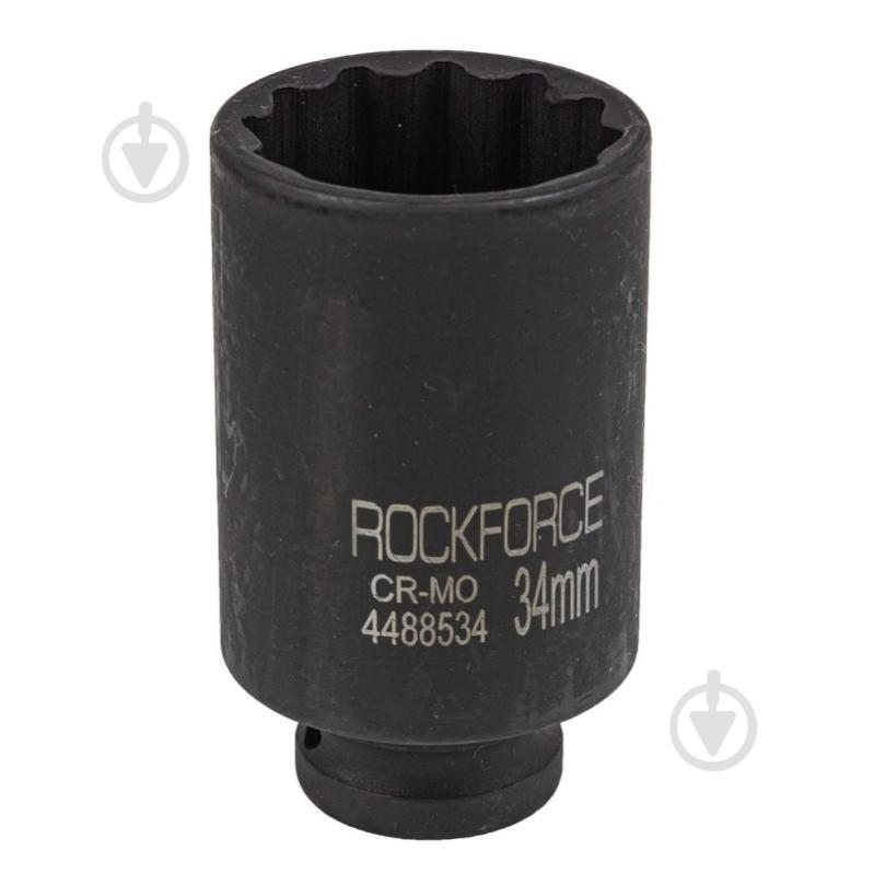 Головка глубокая 34 мм 1/2'' ROCKFORCE 1 шт. RF-4488534 - фото 1