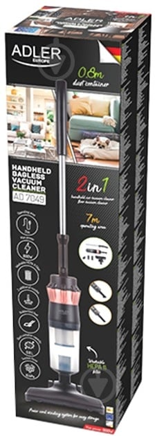 Пылесос Adler AD-7049 black - фото 8
