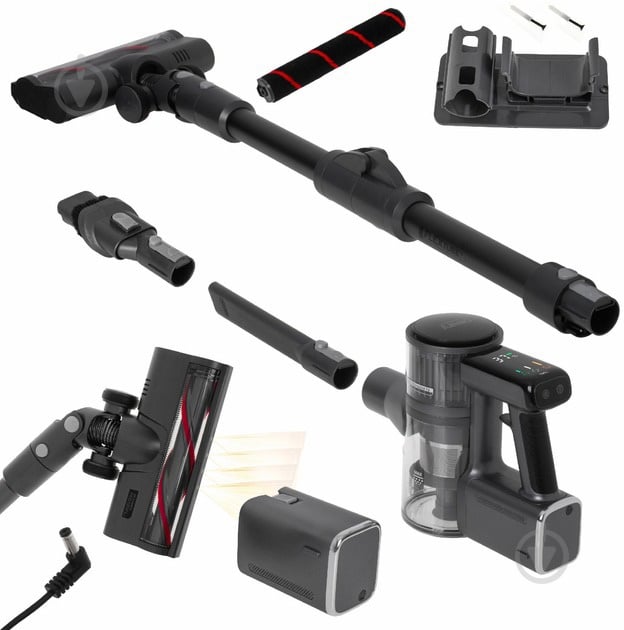 Пилосос акумуляторний Camry CR-7063 grey - фото 3 Пилосос акумуляторний Camry CR-7063 grey - фото 3