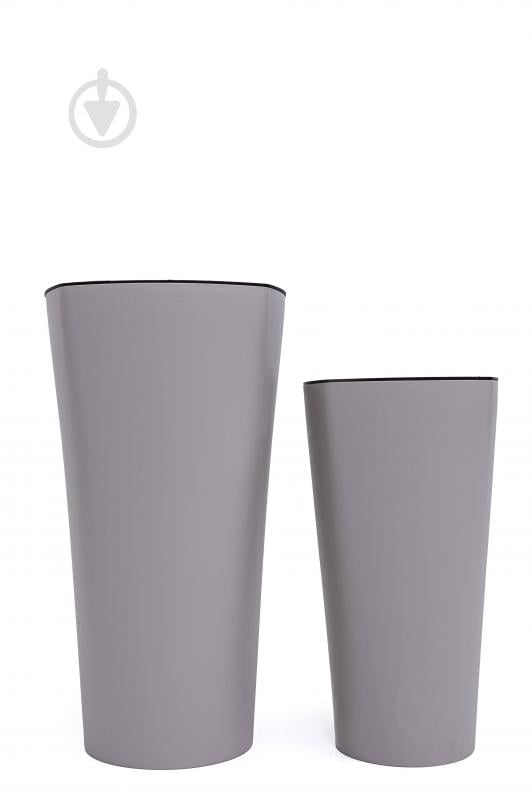 Горщик для квітів пластик Крокус 51 см круглий какао 11 л ММ-Пласт (K51ca) - фото 1 Горщик для квітів пластик Крокус 51 см круглий какао 11 л ММ-Пласт (K51ca) - фото 1