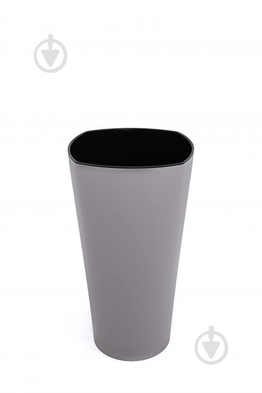 Горщик для квітів пластик Крокус 51 см круглий какао 11 л ММ-Пласт (K51ca) - фото 3 Горщик для квітів пластик Крокус 51 см круглий какао 11 л ММ-Пласт (K51ca) - фото 3