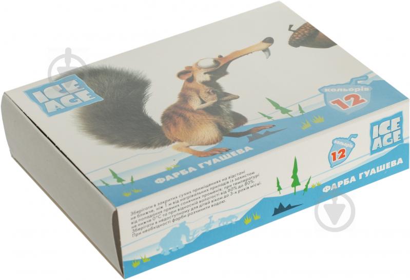 Краска гуашевая Ice Age 12 кольорів IA09672 Cool For School - фото 1