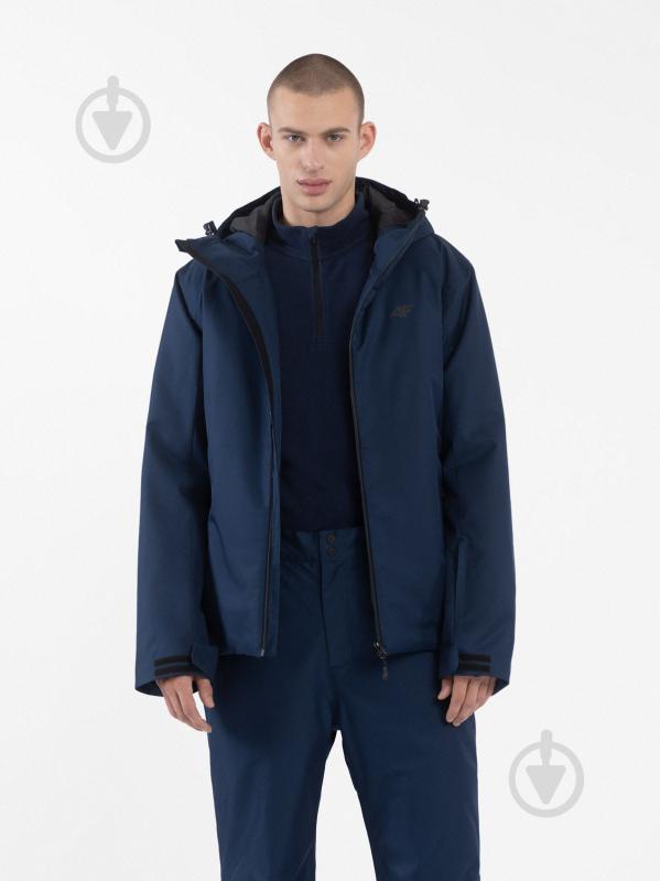 Куртка 4F TECHNICAL JACKET M305 4FAW23TTJAM305-31S р.2XL синяя - фото 3 Куртка 4F TECHNICAL JACKET M305 4FAW23TTJAM305-31S р.2XL синяя - фото 3