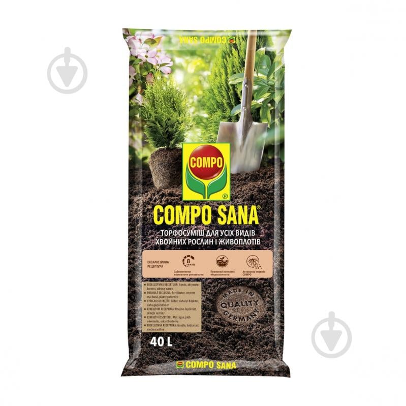 Торфосмесь Compo Сана Для всех видов хвойных растений 40 л 1621 - фото 1