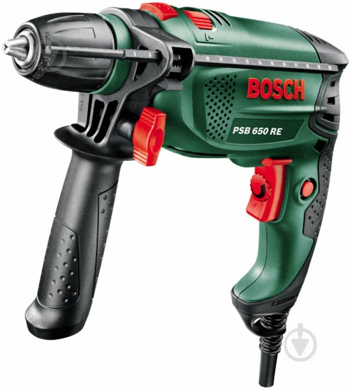 Дрель ударная Bosch PSB 650 RE Compact 0603128020 - фото 1