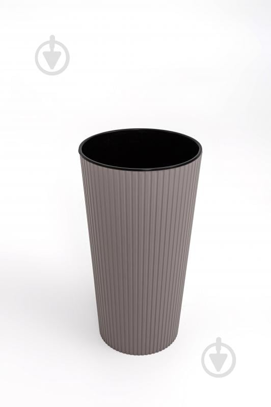 Горшок для цветов пластик Тея 41 см круглый какао 6 л ММ-Пласт (T41ca) - фото 2 Горшок для цветов пластик Тея 41 см круглый какао 6 л ММ-Пласт (T41ca) - фото 2