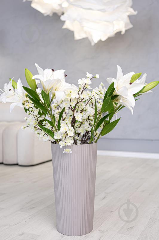 Горшок для цветов пластик Тея 41 см круглый какао 6 л ММ-Пласт (T41ca) - фото 5 Горшок для цветов пластик Тея 41 см круглый какао 6 л ММ-Пласт (T41ca) - фото 5