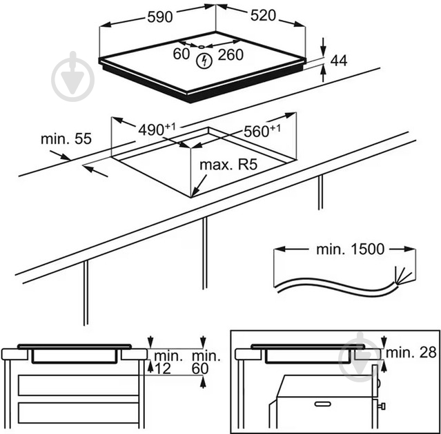 Варочная поверхность индукционная Electrolux EIV6340X - фото 16 Варочная поверхность индукционная Electrolux EIV6340X - фото 16