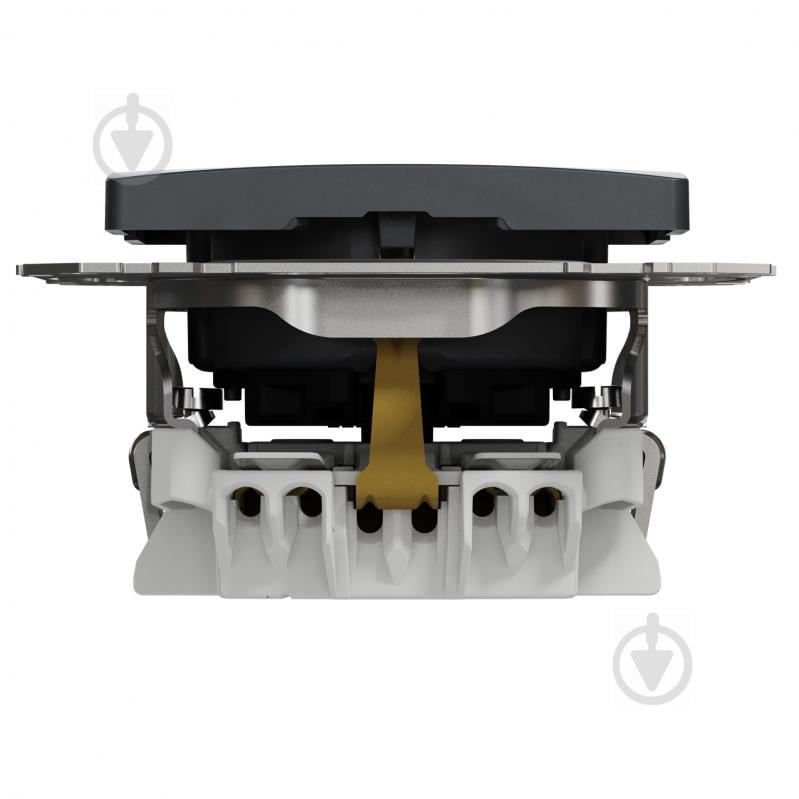 Розетка силовая с заземлением Schneider Electric Sedna Design со шторками без крышки черный SDD114022 - фото 8