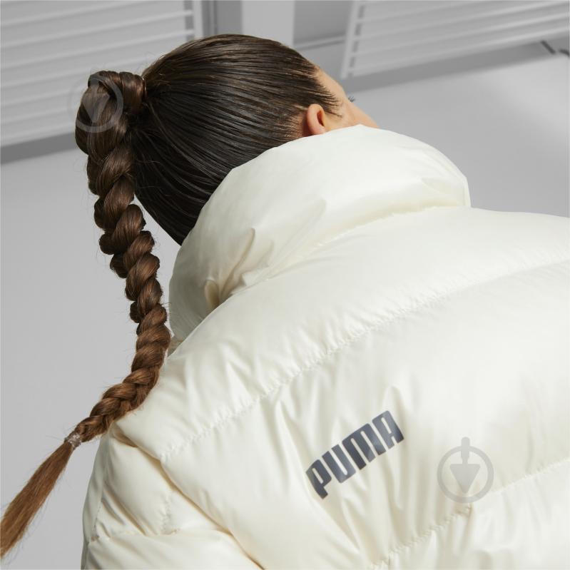 Куртка женская зимняя Puma STYLE DOWN SHINY PUFFER 84939665 р.M бежевая - фото 4 Куртка женская зимняя Puma STYLE DOWN SHINY PUFFER 84939665 р.M бежевая - фото 4