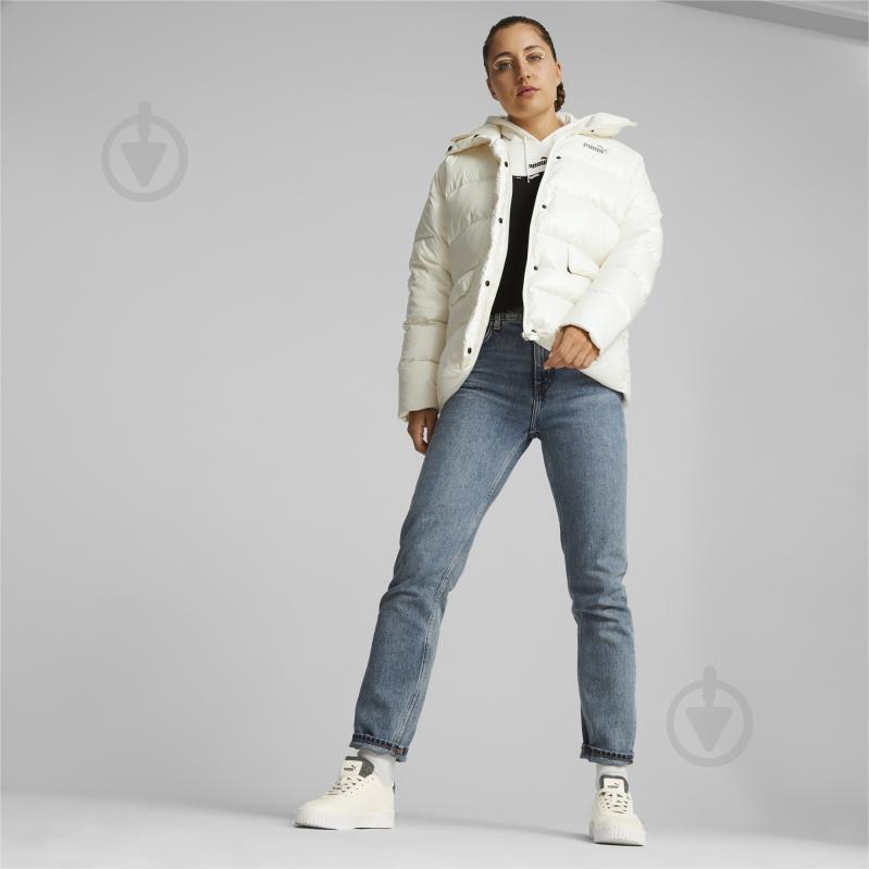 Куртка женская зимняя Puma STYLE DOWN SHINY PUFFER 84939665 р.M бежевая - фото 5 Куртка женская зимняя Puma STYLE DOWN SHINY PUFFER 84939665 р.M бежевая - фото 5