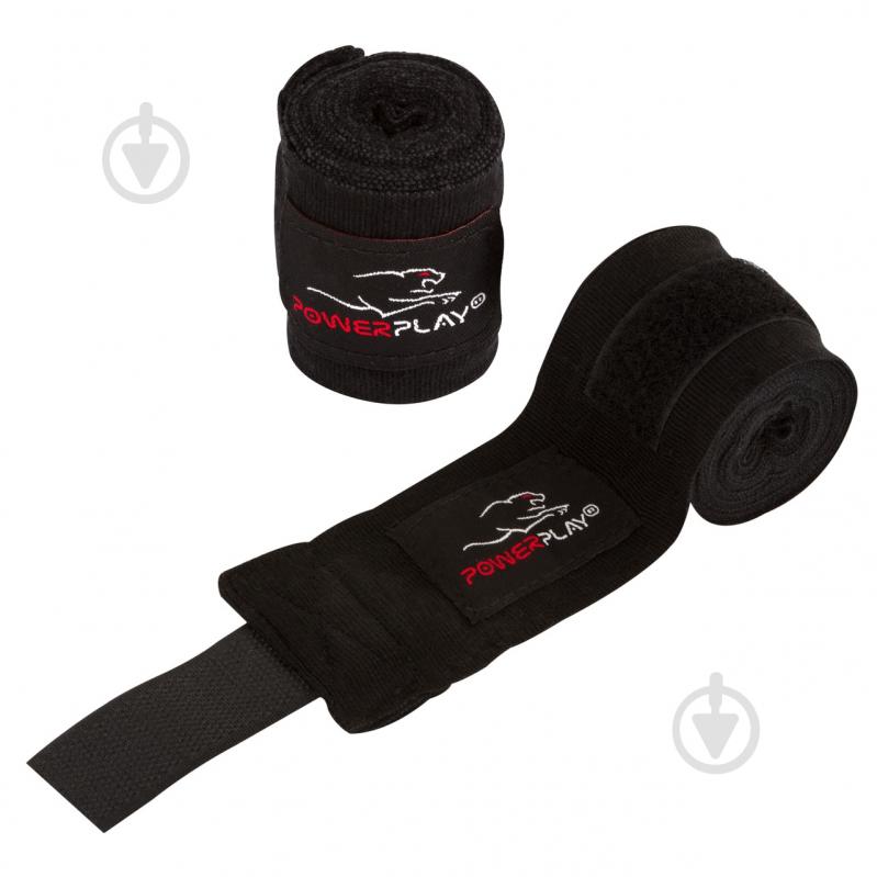 Боксерские бинты PowerPlay черный 300 см PP_3046_3m_Black - фото 3 Боксерские бинты PowerPlay черный 300 см PP_3046_3m_Black - фото 3