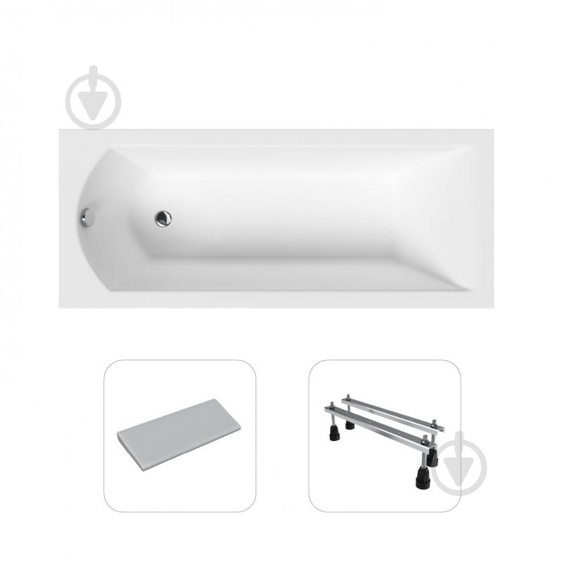 Ванна акрилова Helmken Vespera S61570682F 149,5х70 см комплект 3 в 1 - фото 1 Ванна акрилова Helmken Vespera S61570682F 149,5х70 см комплект 3 в 1 - фото 1