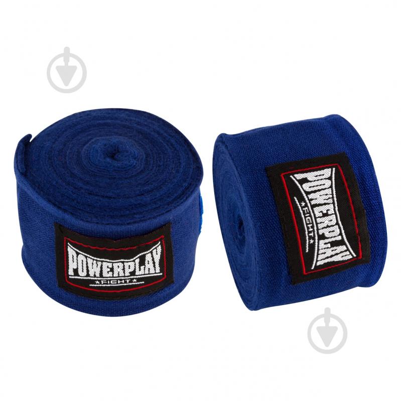 Боксерские бинты PowerPlay синий 400 см PP_3047_4m_Blue - фото 1