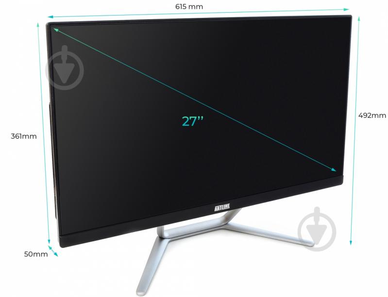 Моноблок Artline Home G71 27 (G71v20) black/silver - фото 11