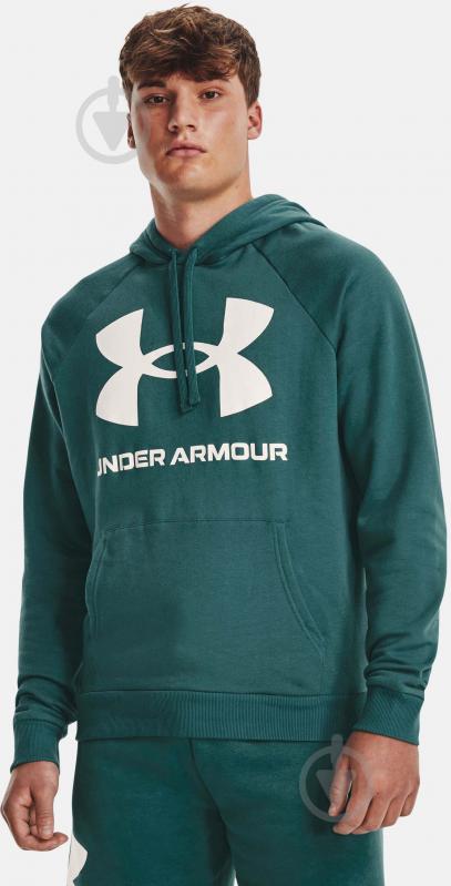 Джемпер Under Armour RIVAL FLEECE BIG LOGO HD 1357093-722 р. L бежевый - фото 1