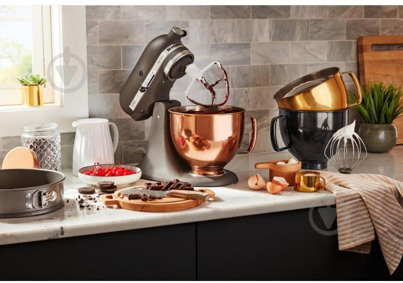 Чаша для змішування KitchenAid 4,8 л 5KSM5SSBRB чорний - фото 4