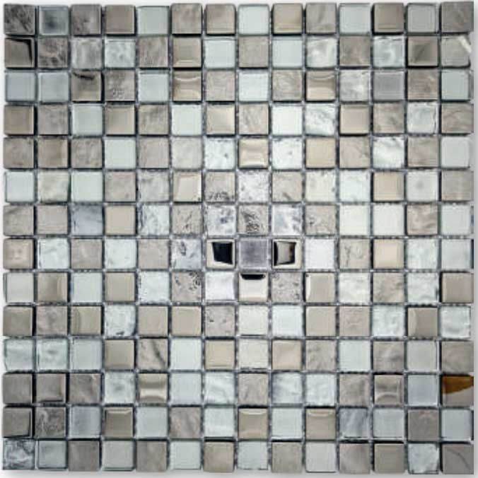 Мозаика Intermatex Allure silver 30x30 см - фото 1