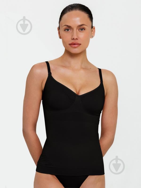Топ Giulia Cami Shapewear 4823116931220 р.S-M чорний - фото 2 Топ Giulia Cami Shapewear 4823116931220 р.S-M чорний - фото 2