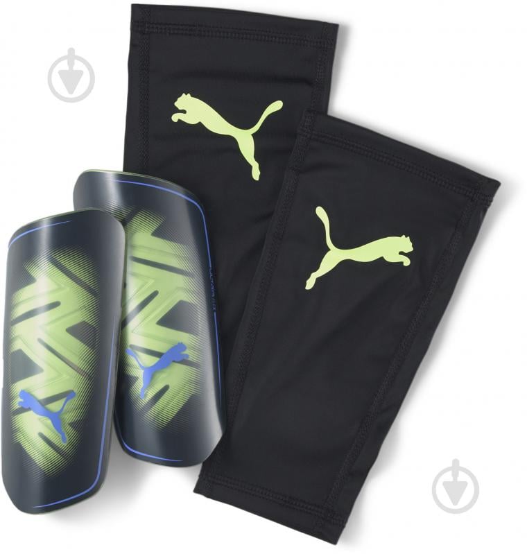 Щитки футбольні Puma ULTRA FLEX SLEEVE 3083010 р. S чорний - фото 1