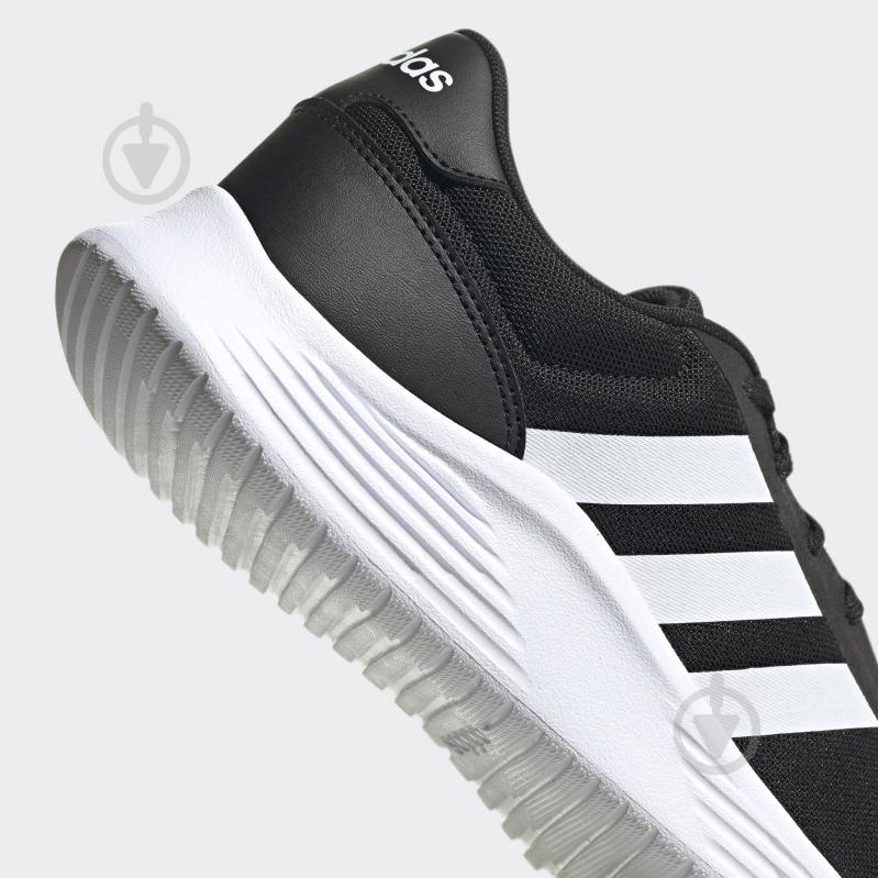 Кросівки чоловічі демісезонні Adidas LITE RACER 2.0 EG3283 р.42 чорні - фото 8