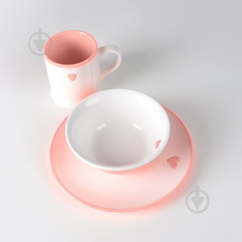 Тарелка обеденная MVM 20 см KP-46 Pink - фото 5 Тарелка обеденная MVM 20 см KP-46 Pink - фото 5