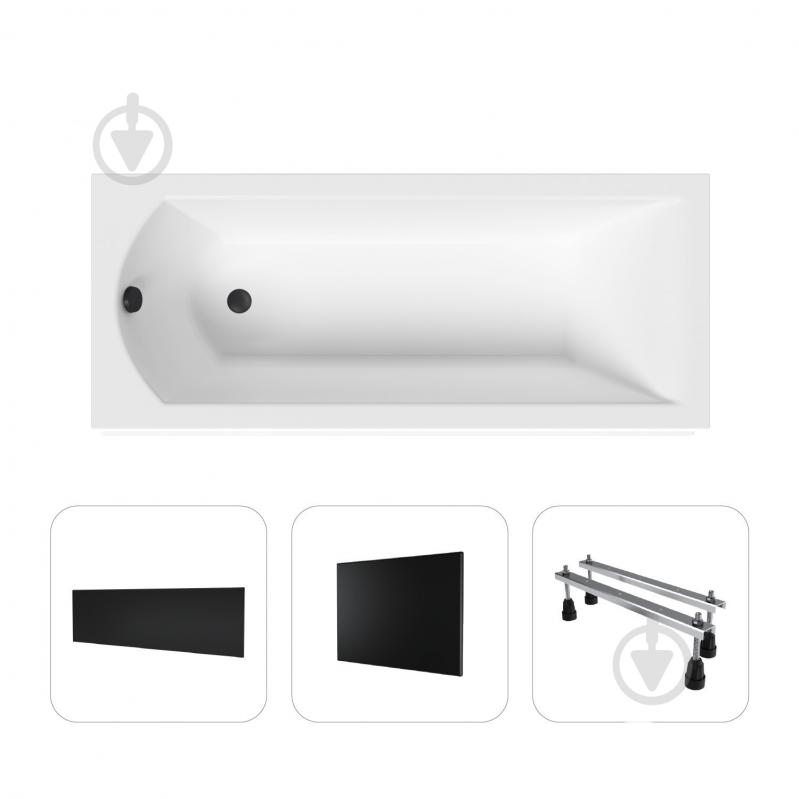 Ванна акрилова Helmken Vespera 738NF97873 149,5х70 см комплект 4 в 1 - фото 1 Ванна акрилова Helmken Vespera 738NF97873 149,5х70 см комплект 4 в 1 - фото 1